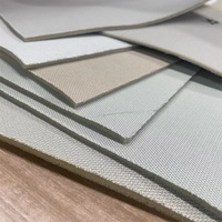 Tissu en polyester avec dos en mousse fine, produits en mousse personnalisés laminés, tissu en maille avec mousse pour voiture