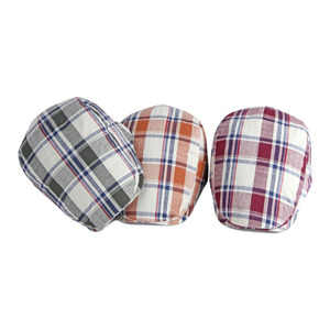 Unisex Mỏng Cap Màu Xanh Lá Cây Màu Đen Phẳng Đỉnh Mũ Visor Thoáng Khí Beret Hat Người Đàn Ông Phụ Nữ Sọc Về phía trước Cap Mùa Xuân Mùa Hè Berets - Product Image 3