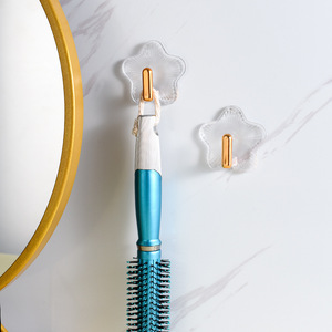 Star Shaped Wall Adhesive <b>Hook</b> Hanger <b>Hook</b> Suction Cup Adhesive Wall Vacuum for <b>Kitchen</b> Bathroom Office - Product Image 3