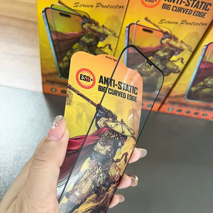 Armure Tigre Anti Statique ESD Grand Protecteur D'écran En Verre Trempé Incurvé Haute Claire Pour <span class=keywords><strong>iPhone</strong></span> <span class=keywords><strong>11</strong></span> 12 Pro 13 14 Plus 15 Pro Max - Product Image 6