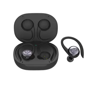 X10 TWS kablosuz spor Bluetooth kulaklık 5.0 stereo ses su geçirmez şarj kutusu ile kulak kancası kulak Bluetooth kulaklık