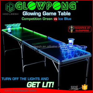 <strong>Custom</strong> Foldable Beer <strong>Pong</strong> Game <strong>Table</strong> Sturdy 8 Feet Portable Folding Tailgate Beer <strong>Pong</strong> <strong>Table</strong> - Product Image 6