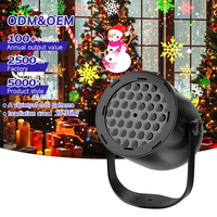 Projecteur de Noël en gros, lumières de projection DC 5V 5W, projecteur de flocons de neige, projecteur de tempête de neige, projecteur lumineux d'Halloween