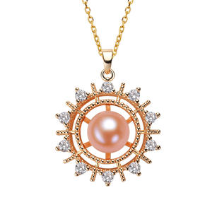 Collar de Oro Estilo Étnico de Moda de Zhuji con Colgante de Perla de Agua Dulce, Suministro al por Mayor para Joyería de Regalo - Product Image 5