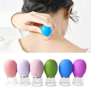 Produto em Destaque 2026: Conjunto de Ventosas de Silicone e Vidro para Terapia a Vácuo e Hijama - Product Image 1