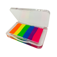 Peinture pour le visage et le corps à base d'eau, multicolore, néon, effet UV, en bâtonnets, pour enfants, Halloween