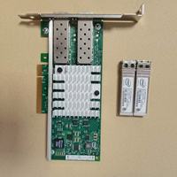 Tarjeta de red PCI Intel X520-SR2 82599ES de doble puerto y 10 Gigabit, fibra SFP+ de 10 Gbps