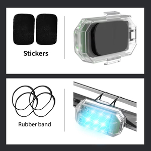 Smart RGB sans fil Mini avion lumière stroboscopique 7 couleurs USB <span class=keywords><strong>clignotant</strong></span> nouvelle voiture vélo <span class=keywords><strong>moto</strong></span> arrière <span class=keywords><strong>LED</strong></span> voyant d'avertissement - Product Image 4