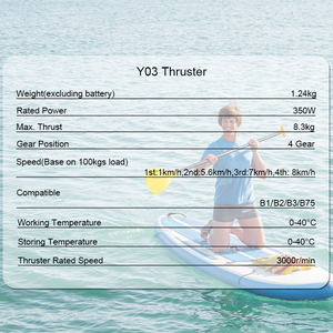 Aleta de Tabla de Surf Eléctrica RS Y03 <span class=keywords><strong>Truster</strong></span> Propeller, Último Modelo, Ensamblada con Batería y Motor Eléctrico para Tabla de Paddle Surf - Product Image 6