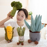 Jouet en peluche amusant et réaliste pour les fans de Bros Taro Balls, en forme de plante verte, compagnon de confort
