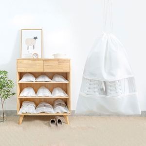 Wholesale Custom High Quality Non-woven <b>Drawstring</b> <b>Bag</b> Soft Eco-Friendly Dust <b>Bag</b> for Shoes - Product Image 1