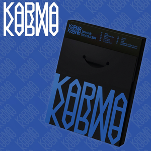 Stray Kids KARMA COMPACT VER CD de musique pop Matériaux papier et plastique Langue coréenne Tous âges Fabriqué en Corée BW-137 - Product Image 1
