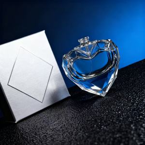 Lujo exquisito 50ml y 100mL botellas de perfume de vidrio en forma de corazón con caja de embalaje Almacenamiento de perfume de <span class=keywords><strong>moda</strong></span> - Product Image 6