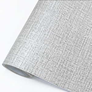 Autoadesivo Della Decorazione Della Casa Murale 3d Bianco Texturel Carta Da Parati 1.22*50m - Product Image 1