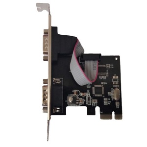 การ์ดแปลง Pci-E เป็น Serial 2 พอร์ต Rs232 การ์ดหลายพอร์ตสำหรับเดสก์ท็อปอุตสาหกรรม D89 อินเทอร์เฟซ Com แบบ 2x9 พิน - Product Image 5