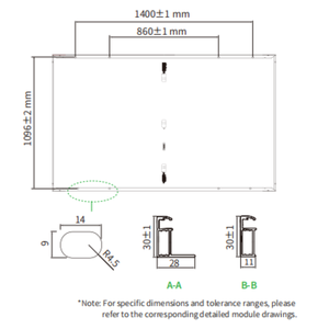 450W 455W 460W 465W 470W 475W โมดูลโมโนเสือของ <span class=keywords><strong>JINKO</strong></span> พร้อมแผงโซลาร์กระจกคู่ - Product Image 4