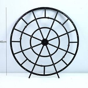 Guirnaldas de plástico de 35 cm y 40 cm, estilo chino negro, para la decoración de tumbas en el festival Qingming. - Product Image 3