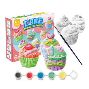 Juguetes de dibujo de colores para niños, pintura de arte 3D, nevera, imán, yeso, bricolaje - Product Image 1