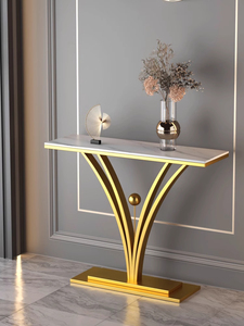 Table Étroite de Style Chinois Design Maître Moderne, Table <span class=keywords><strong>Murale</strong></span> Décorative d'Art Simple de Luxe pour Meuble d'Entrée Maison Nouveau Style - Product Image 2