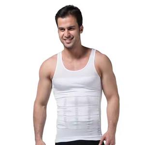 MHK72 amérique populaire usine hommes Compression chemise maillot de corps minceur entraînement gilet Abs Abdomen mince corps Shaper - Product Image 1