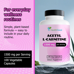Cápsulas de Acetil L-Carnitina de Rápida Absorción, Pastillas Quemagrasas, Potenciador Nutricional, Suplemento de 1500 mg de L-Carnitina para la Pérdida de Peso - Product Image 5
