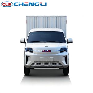 Camionnette de transport de marchandises électrique silencieuse à faible teneur en carbone avec un grand compartiment de chargement scellé pour la livraison express urbaine - Product Image 1