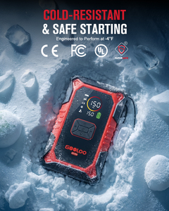 <span class=keywords><strong>GOOLOO</strong></span> Hochwertiger 3000A 6,1A A3 Pro Motorrad- und Auto-Starthilfe mit Digitalanzeige, LED-Beleuchtung und 150PSI Luftpumpenkompressor - Product Image 4