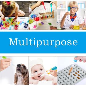 Pipeta líquida segura para niños duradera de silicona transparente de 5ml, cuentagotas para bebés, accesorio para alimentar agua, jugo de fruta o Medicina - Product Image 3