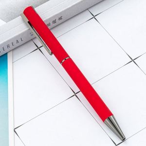 Wholesale Custom Logo Metal Ballpoint With Spray Adhesive Business Rotating Promotional Advertising Gift <b>Pens</b> for Hotels - Product Image 4