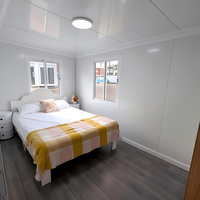 Maisons préfabriquées mobiles de luxe, mini-maisons modulaires extensibles, conteneurs pliables pour expédition, maisons en kit avec 3 chambres à coucher