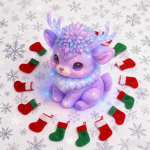 BLQ 페어리 디어 #2 무지개 빛깔의 봉제 디자이너 피규어 한정 실행 판타지 남여 공용 장난감 진열 케이스 선물 - Product Image 6