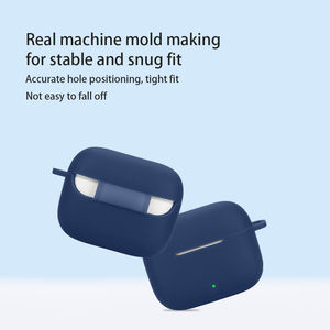 Funda Protectora de Silicona para Auriculares Inalámbricos OPPO Enco <span class=keywords><strong>Buds</strong></span> <span class=keywords><strong>3</strong></span> Pro TWS, Compatible con <span class=keywords><strong>Airpods</strong></span> Pro, Empaquetada Convenientemente en Bolsa OPP - Product Image 5