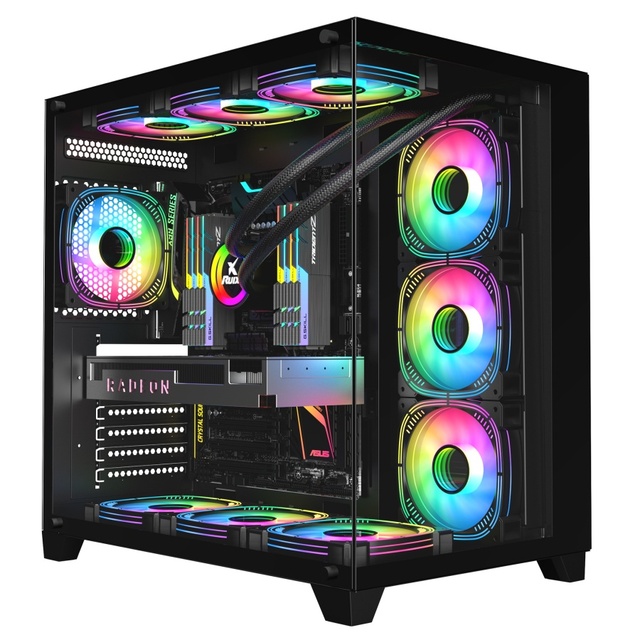 New Design Atx Gaming Case Tempered Glass Computer Case Mid Tower PC Case Computer Gabinete PC Cabinet