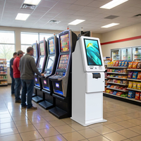 Oyun Becerisi Oyunu Ödül Verme Kiosku için Altın Kiosk, TITO Bilet Ödül Verme Özelleştirilebilir Renkli İngilizce Dil Destekli Windows 10/11