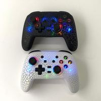 Nouvelle manette de jeu sans fil transparente à 6 axes avec double vibration, manette de jeu ou contrôleur de console de jeu P4 PS-3