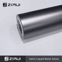 Film de protection de carrosserie ZIRUI en TPU argenté métallisé liquide finition satinée, auto-réparant, avec protection UV 99%, 7,5 mil