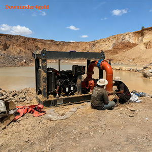 Planta de Lavado de Oro con Plataforma Vibratoria de Guía de Ingeniería, Máquina de Lavado de Oro a Gran Escala con Bomba de Agua y Sistema de Accionamiento por Cadena para Oro Placer - Product Image 2