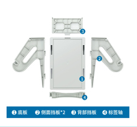 Support de papier pour étiquettes thermiques de 4 pouces et support d'étiquettes pour imprimante d'étiquettes thermiques en stock