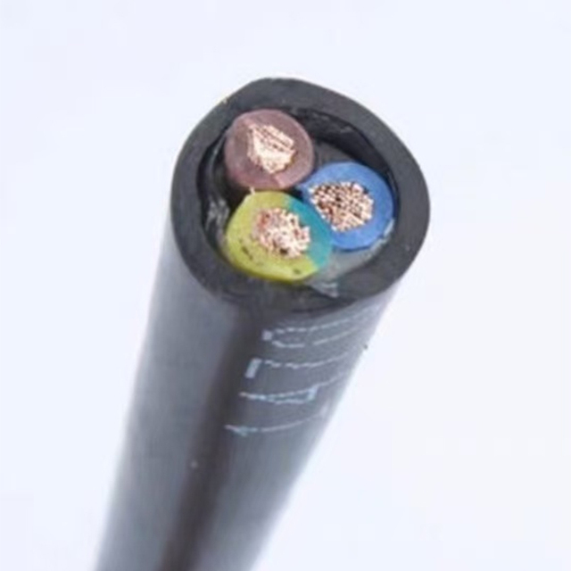 Flexible PVC Rubber Insulated Flat Submersible Pump Cable Waterproof H05RN-F Copper Conductor Power Cables for Construction
