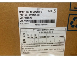 หน้าจอ AUO M190PW01 V8 LCM ของแท้ ความละเอียด 1440*900 250cd แผงมุมมองกว้าง M190PW01 V80E พร้อมบอร์ดไดรเวอร์เสริมสำหรับอุปกรณ์แสดงผลแบบคีออสก์ - Product Image 2