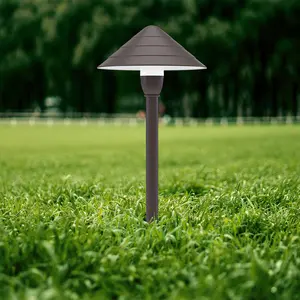 4 Pack 3W Low Voltage Landscape Lighting transformer , Waterproof Mushroom Shaped Landscape Lights Outdoor AC 12V