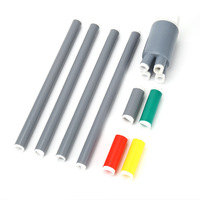 Câble isolant en caoutchouc silicone à trois conducteurs haute tension pour extérieur, à rétraction à froid, résistant aux hautes températures, à montage par trou