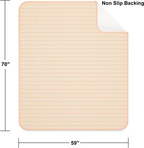 Almohadillas de cama para incontinencia de algodón de 4 capas OEM, almohadillas reutilizables para orinar para adultos, ancianos, mascotas - Product Image 2