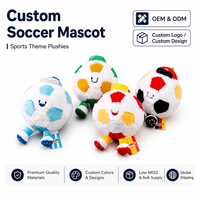Usine OEM ODM : Développement de projets de mascotte de football en peluche 2026, production en gros, jouet sportif personnalisé, réponse rapide