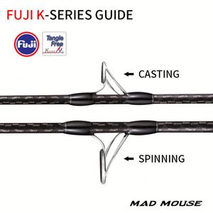 Canne à pêche verticale 1,98 m, 150-400g, guides Fuji, pour la pêche sportive au thon, lancer et pêche à la ligne, équipement de voyage - Product Image 3