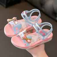 Wholesale casual kids shoes Fancy new arrive summer platform sandals  manufacturers light sole boy and girl flat sandals From m.