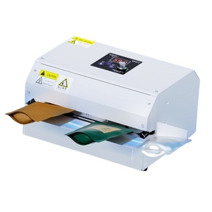 Machine de scellage thermique semi-automatique à haute vitesse pour l'emballage des boissons, pour les sacs en plastique et les boîtes alimentaires en aluminium - Product Image 6