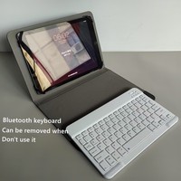 Casing Keyboard Tablet Universal Lepas Pasang Berkualitas Tinggi Buatan Tangan untuk Samsung S9 S10 FE S6 Lite A9 Plus
