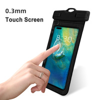 Étui universel en PVC transparent résistant à l'eau pour sport aquatique IPX8 Pochette en PVC multifonctionnelle pour écran tactile Sac pour téléphone portable sec