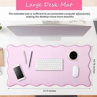 Tapis de souris personnalisé en caoutchouc naturel pour sublimation, tapis de jeu pour clavier et souris, tapis de bureau souple pour gamer